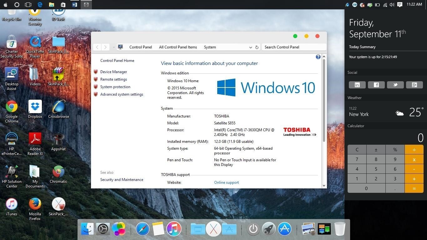 Mac Theme For Windows 10 Free Download